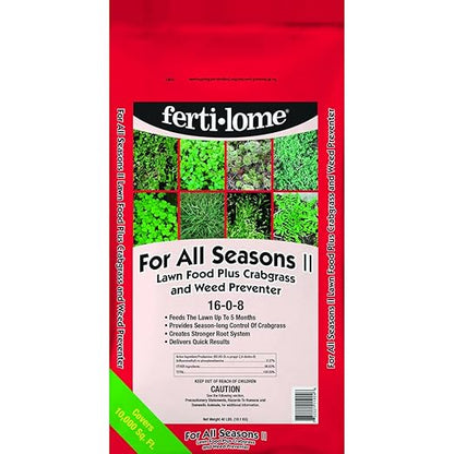 VPG Fertilome for All Seasons II Lawn Food Plus Crabgrass & Weed Preventer, 40#