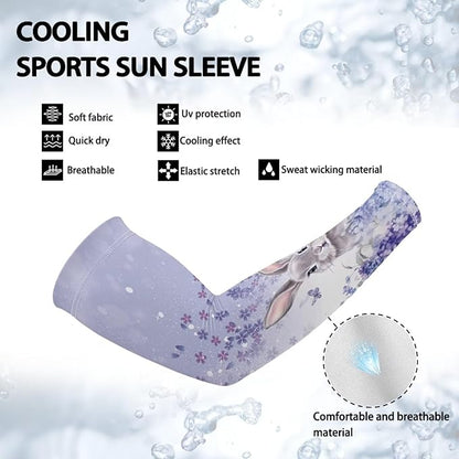 Binienty Unisex Arm Sleeves for Driving, Golf, Cycling, Sports, UV Protector Cooling Arm Sleeves Cover