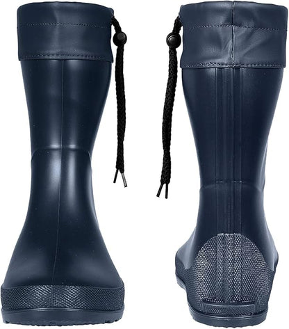 Asgard Women's Mid Calf Rain Boots Collar Gardening Boots Ultra Lightweight Portable Garden Shoes