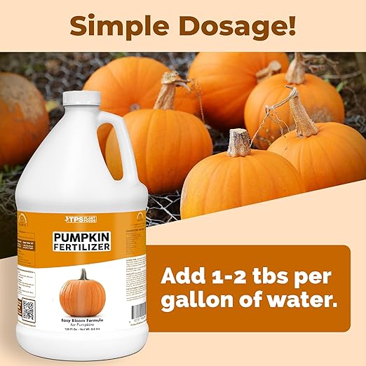 Pumpkin Fertilizer, Complete Liquid Pumpkin Squash and GORD Plant Food, 1 Gallon (128 oz)