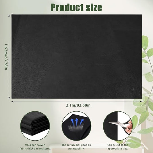 63 * 83 inch Raised Garden Bed Liner, Non Woven Fabric Liner for Large Veg Trough, Keeps Soil Contained and Water Drained