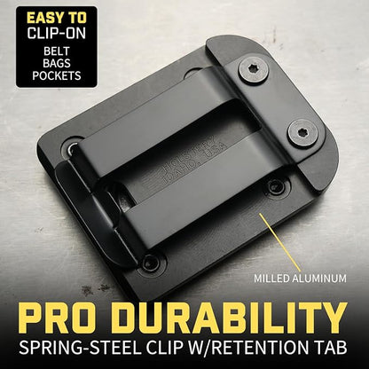 PinPal Pro | Universal Tool Holster - Gravity Locking Clip-On Tool Belt Holder for Drills, Impacts, and Other Tools