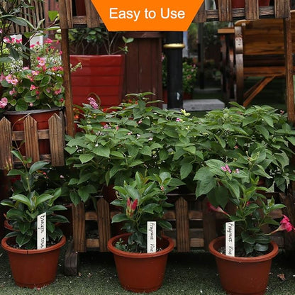 [Excellent] 100Pcs Plant Labels for Outdoor Garden, Plant Markers for Garden Waterproof, Plant Tags for Gardeners,White