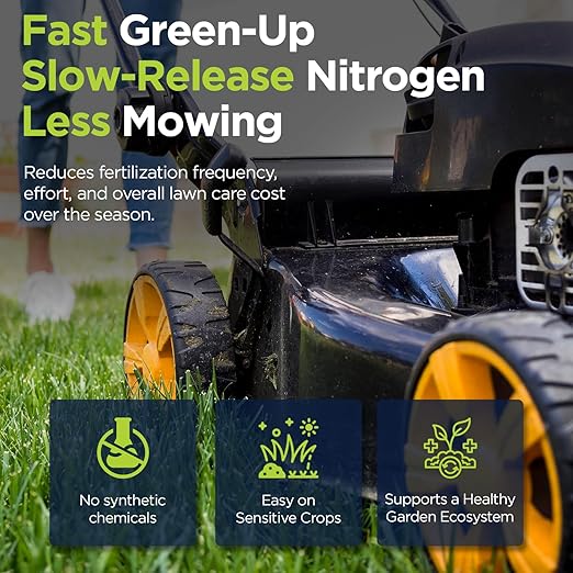 Supply Solutions 25-0-15 Ultra Green Lawn and Turf Fertilizer - 16% Slow Release Nitrogen - Promotes Lush, Green Lawns and Strong Root Growth, Reduces Mowing Frequency (5 Pounds)