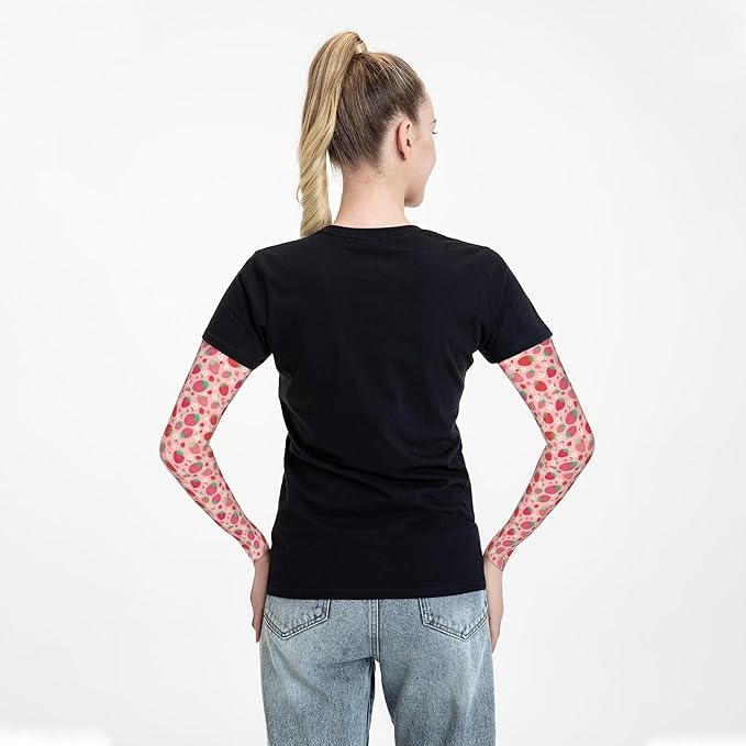 Arm Sleeves Outdoor Garden Sports Cooling Sun Sleeve for Women Men Farm