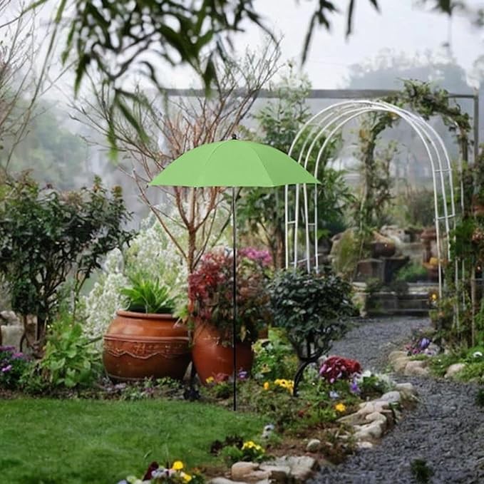 Outdoor Plant Umbrella Plant Protection Umbrella Multipurpose Reusable Sunshades Umbrella for Yard Planters Pot Potted Plants, Green