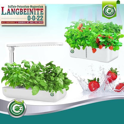 Organic Langbeinite 0-0-22 Sul-Po-Mag 3LB - Made in USA Soil Amendment for Indoor/Outdoor Plants & Flower Gardens. Water Soluble Potassium/Magnesium/Sulfur. Low Chlorine Fertilizer. OMRI Listed