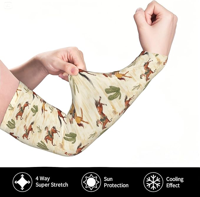 Arm Sleeves Outdoor Garden Sports Cooling Sun Sleeve for Women Men Farm