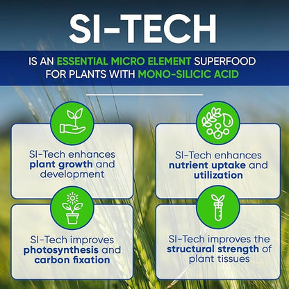 Si-Tech Silica, Mono-Silicic Acid Plant Nutrient Solution with Proprietary Technology (16 fl.oz)