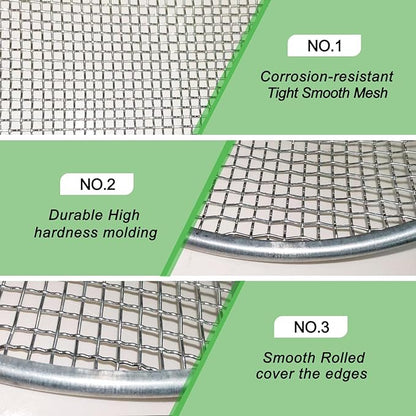 1/6 Inch Compost Sifter for Garden Sand Soil, Garden Potting Mesh Sieve Sifting Pan,Soil Sifter Mesh Gardening Tool Best for Plants and Flowers Growth