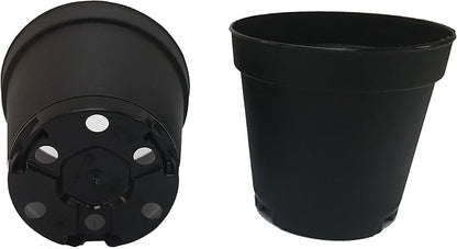 Seed Kingdom 40 New 2 Inch Plastic Nursery Pots ~ Pots are 2 Inch Round at The Top and 1.9 Inch Deep Color: Black