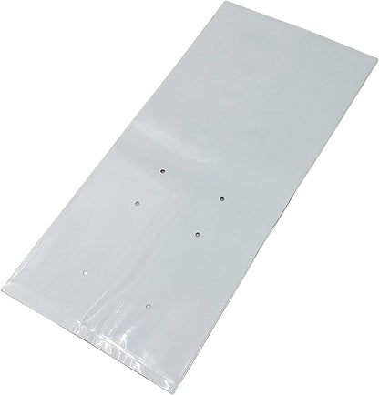 TEXALAN(R Plastic Grow Bags Poly Planters Panda Film Black and White 7 Gallon 25pcs