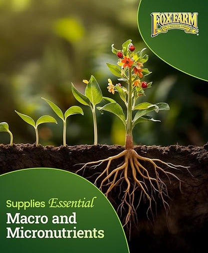 FoxFarm Bush Doctor Kangaroots Root Drench Inoculant – Enhances Root Efficiency, Immediate Nutrient Uptake, Custom Soil Microbes - Ideal for Hydroponic & Soil Applications - 1 Gallon