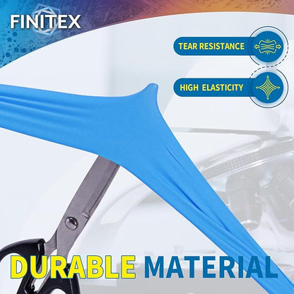 FINITEX Disposable Blue Nitrile Gloves 6mil Heavy Duty Latex-Free Glove 100PCS Cooking Food Safe Powder-Free Rubber Gloves