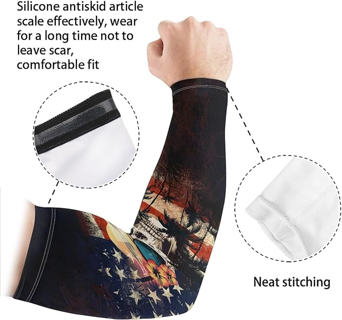 Binienty Unisex Arm Sleeves for Driving, Golf, Cycling, Sports, UV Protector Cooling Arm Sleeves Cover