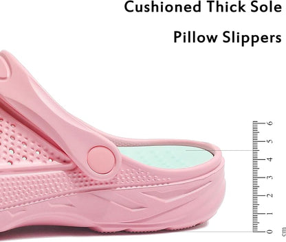 Women Men Orthopedic Clogs Arch Support Garden Shoes Sandals Slippers with Plantar Fasciitis Insoles