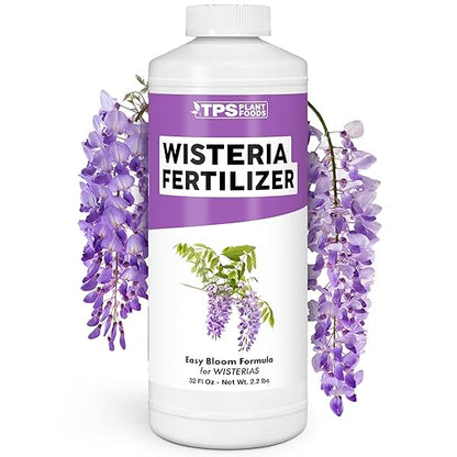 Wisteria Fertilizer for Wisteria Plants and Wisteria Hanging Flowers, Feeds Wisteria Live Plant, Liquid Fertilizer by TPS Plant Foods, 32 oz (1 Quart)