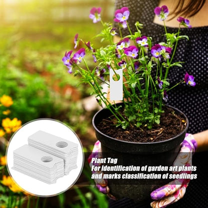 600pcs Plant Labels PVC Plant Tags with to Hung It On The Branches for Distinguishing and Identify Flowers Or Plants