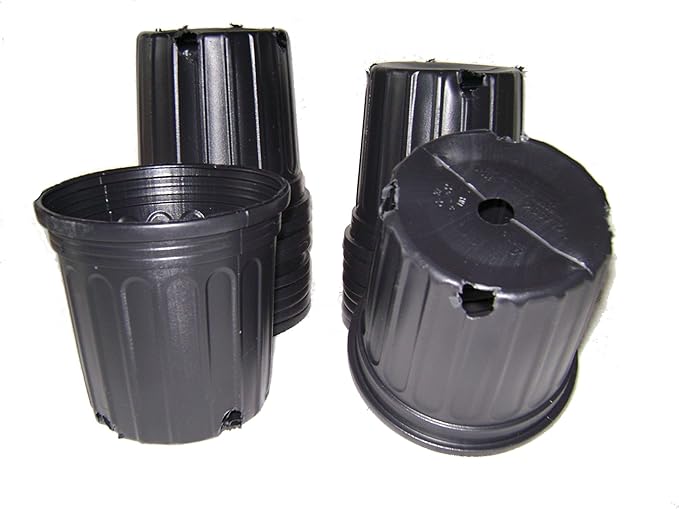 50 NEW Plastic Nursery 2 Gallon Trade POT ~ Actual Volume: 1.593 Gallons