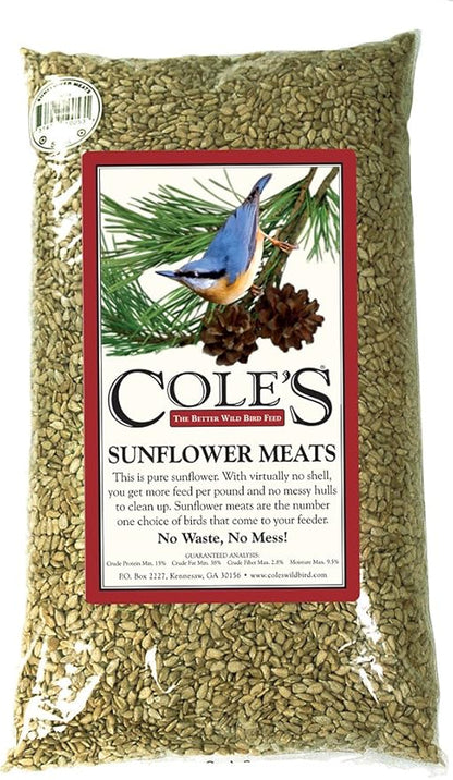 Cole's SM05 Sunflower Meat Bird Seed, 5-Pound (Pack of 6)