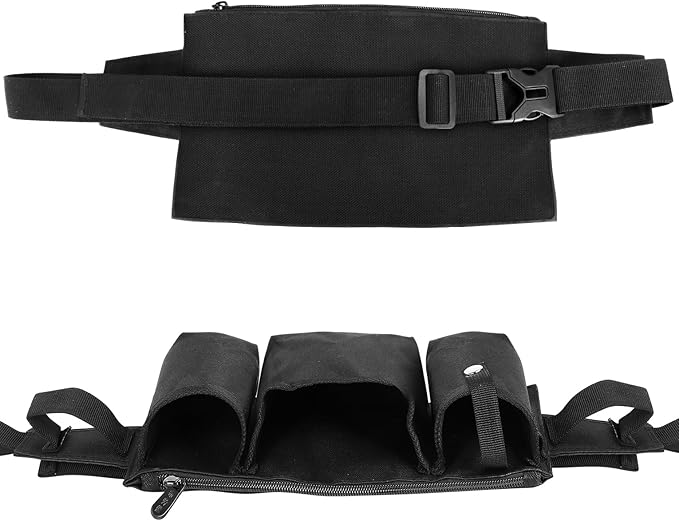 Tool Pouch, Waist Tools Bag Belt, Bottle Holster, Heavy Duty Working Tool Apron for Janitorial, Custodial, Housekeeping, Cleaning (G)