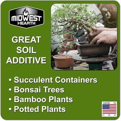 Red Lava Rocks for Plants Natural Horticultural Volcanic Rock (1/4" Size) (Mined in USA) (2-lb Bag)