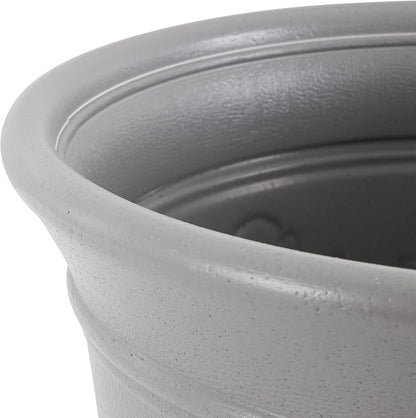 Suncast 300 Foot Heavy Duty 5 Gallon Decorative Plastic Hose Pot for Expandable and Lightweight Hoses, Ideal for Garden, Patio and Backyard Use