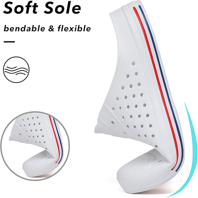 SAGUARO Women's Men's Garden Clogs Shoes Casual Slippers Unisex Quick Drying Sandals Summer Anti-Skid Beach Shoes