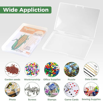 26 Slots Seed Organizer Storage Box with Labels, Large Capacity Oxford Cloth Seed Packet Organizer for Seed Packets, Vegetable, Flower, and Small Item Storage