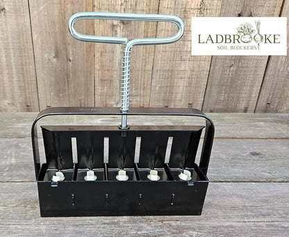 Ladbrooke Genuine Soil Block Maker - Mini 5 Hand Held, Made in England