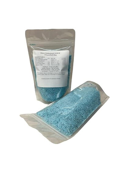 Peters Professional Bloom Booster 10-30-20 with Micronutrients. Great for All Flowering Plants - 1 Pound