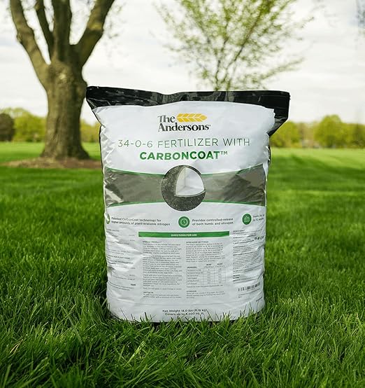 The Andersons Professional-Grade 34-0-6 Fertilizer with CarbonCoat (18 lb. Bag)