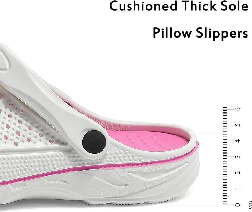 Women Men Orthopedic Clogs Arch Support Garden Shoes Sandals Slippers with Plantar Fasciitis Insoles