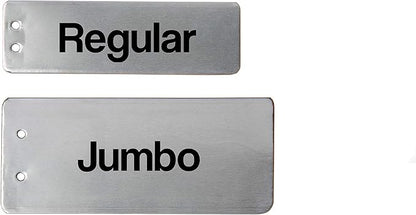 Impress-O-Tags Aluminum Plant Label Tree Tags Pot Label Tag Outdoor Marker Metal (100 Regular Size Labels)
