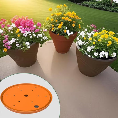 2-Pack Round Planter Insert - Plant Pot Insert with Drainage Holes, Use Less Potting Soil, Planter Accessories for Indoor & Outdoor Use (10 inch)