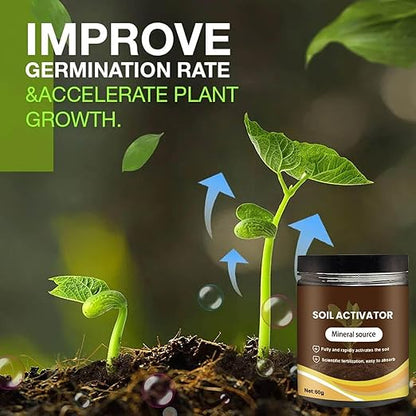 Soil Activated, 2025 Organic Soil Activator & Plant Fertilizer for Raised Garden Beds, Dirt Health Booster, Liquid Fertilizer for Indoor & Outdoor Plants for Raised Garden Beds, Potting Mix (2PC)