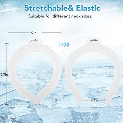 Neck CoolingTube, Reusable Ice Coolers Wearable Body CoolingProducts, Neck Coolers for HotWeather