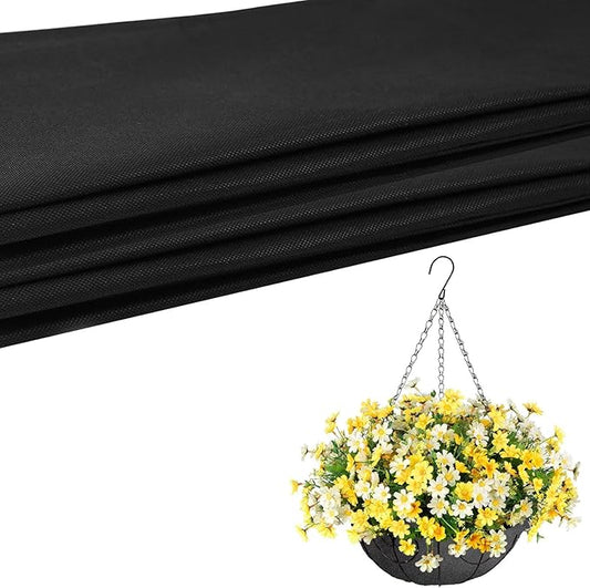 Longzhuo 63" X 83" Planter Box Liner - Non Woven Fabric for Winter Greenhouse Vegetable Gardening, Raised Garden Bed Liner, Cuttable Plant Liner with Soil Containment & Water Drainage for Flower Pots