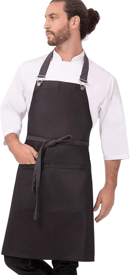 Chef Works Unisex Boulder Bib Apron