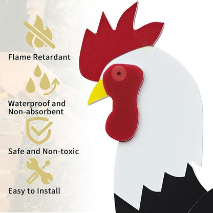 Rooster Planter, Cute Animal Shape Flower Planters, Plant Pots for Indoor/Outdoor Garden Decor, Unique Gifts/Souvenirs for Pet Lovers