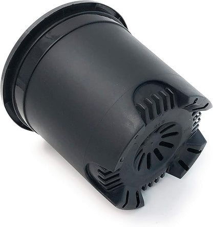 2 Gallon 10-Pack Nursery Pot Black Plastic Planters for Outdoor Indoor Plants Gardening Flower Pots Plant Pots with Drainage Holes