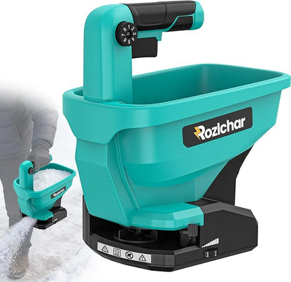 Rozlchar Power Spreader Compatible for Makita 18V Battery, Seed Spreader for Year-Round, Covers Up to 5,000 sq. ft.(Tool Only)
