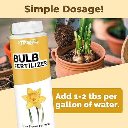 Bulb Fertilizer, Complete Liquid Bulb Plant Food for All Bulbous Plants, 8 oz (250mL)