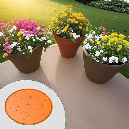 2-Pack Round Planter Insert - Plant Pot Insert with Drainage Holes, Use Less Potting Soil, Planter Accessories for Indoor & Outdoor Use (18 inch)