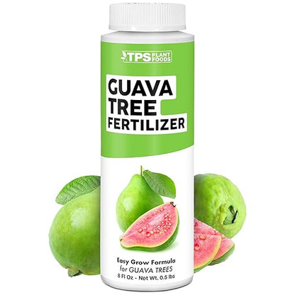 Guava Tree Fertilizer for Guava Trees, Great for White, Pink, and Red Guava Varieties, Liquid Fertilizer by TPS Plant Foods, 8 oz (250mL)