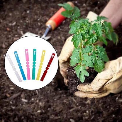 240 Pcs Plastic Plant Tags - Adjustable Wrap-Around Tree Labels, Waterproof Garden Markers with Ample Writing Space for Potted Plants, Nursery & Gardening (Multicolor)