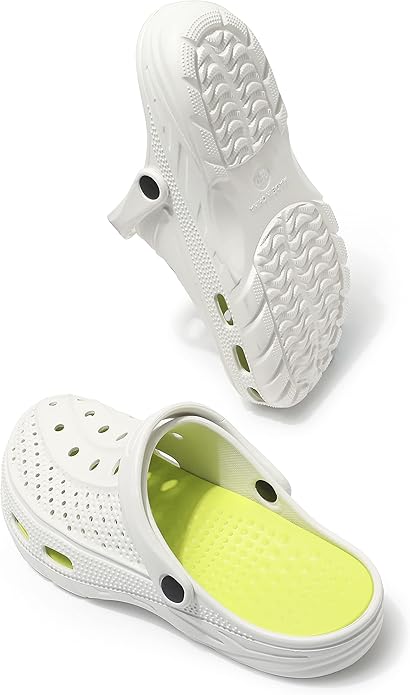 Women Men Orthopedic Clogs Arch Support Garden Shoes Sandals Slippers with Plantar Fasciitis Insoles