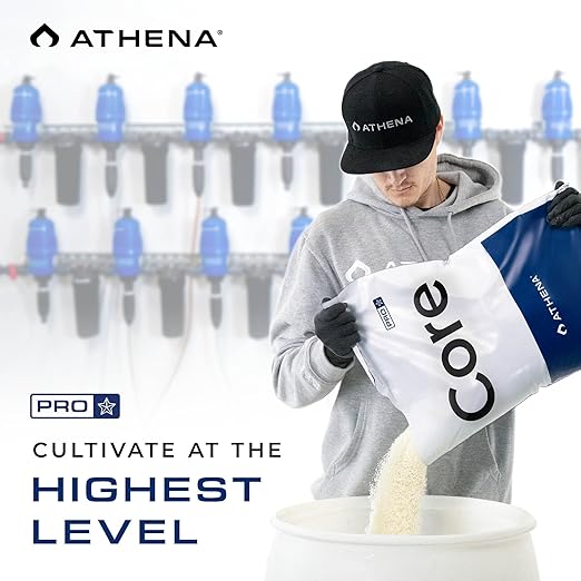 Athena Pro Core | Dry Soluble Base Nutrients for All Growth Stages | Plant Food with NPK 14-0-0 | Professional-Grade Fertilizer for Soil & Hydroponics | 25 LB Bag