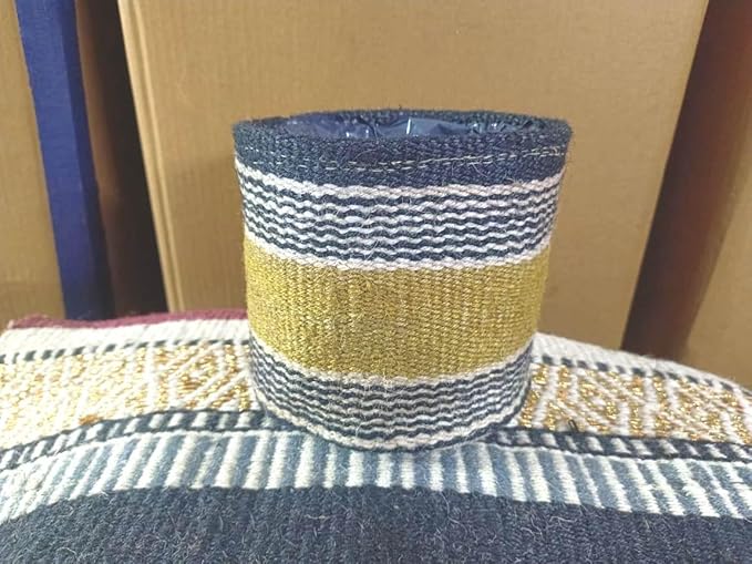 Sturdy Jute Rope Planter Basket Modern Woven Basket for Flower Pot Floor Indoor Planters, 6” x 6” Storage Organizer Basket Rustic Home Decor, Boho Chic Storage Earth-Friendly Cotton ECO-Twist Planter