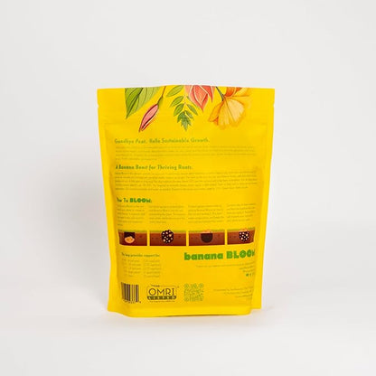 Banana Bloom – Sustainable Banana Fiber | Alternative to Coco Coir & Peat | Perfect for Tropical Houseplants | Better Water Retention for Gardens | 1 lb Bag